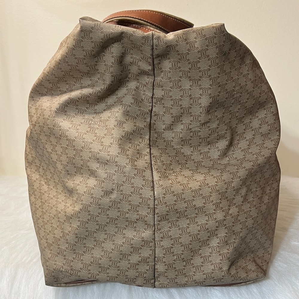 Celine Tan and Brown Travel Bag - Picture 7 of 17